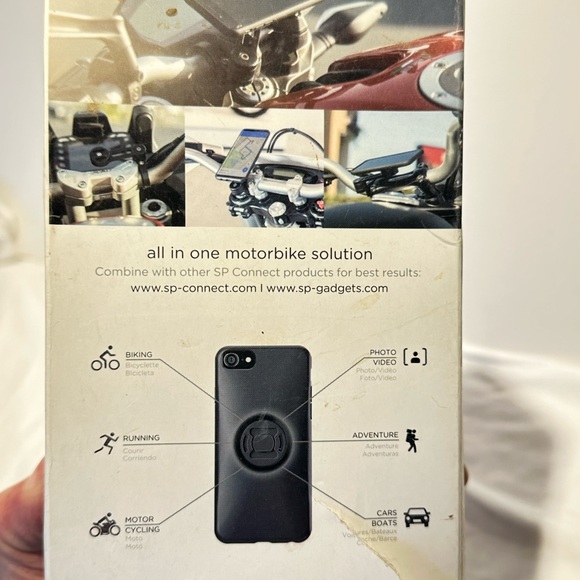 iPhone Motorcycle SP Connect Bundle Case with Bike Mount Apple Se/8/7/6S/6 - Picture 3 of 9